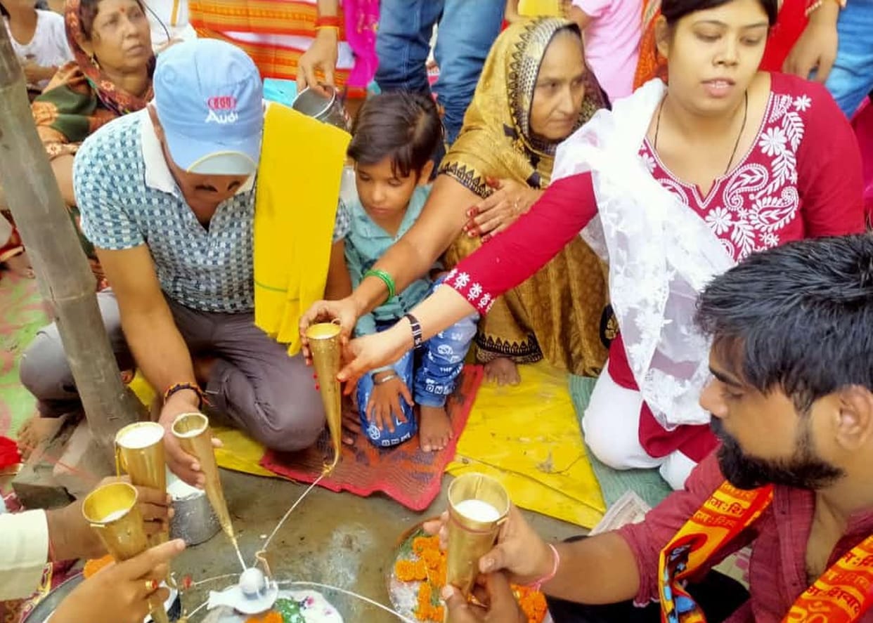 Bholenath's consecration, resonated Shiva tandava