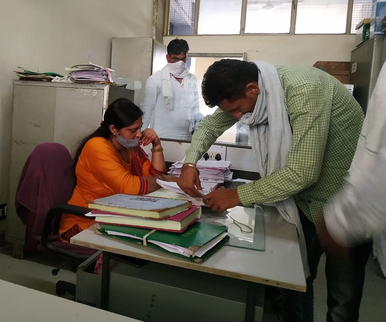 In the first survey of out of school, only 300 children out of 1649 remained