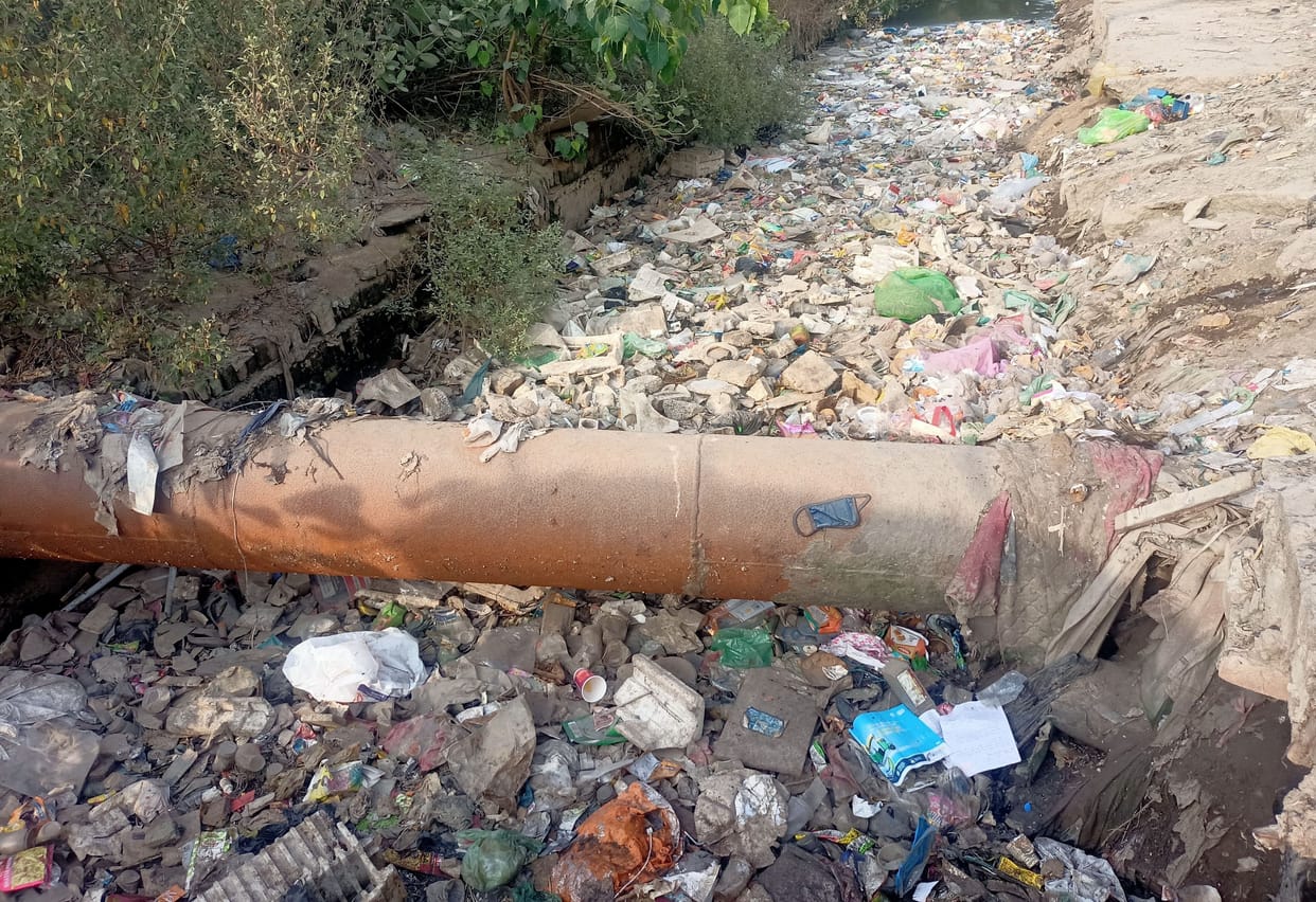 'Remove polythene save environment' is not visible in the district
