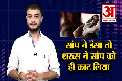 Man Taken Revenge from Snake in Odisha  Snake bitten by man