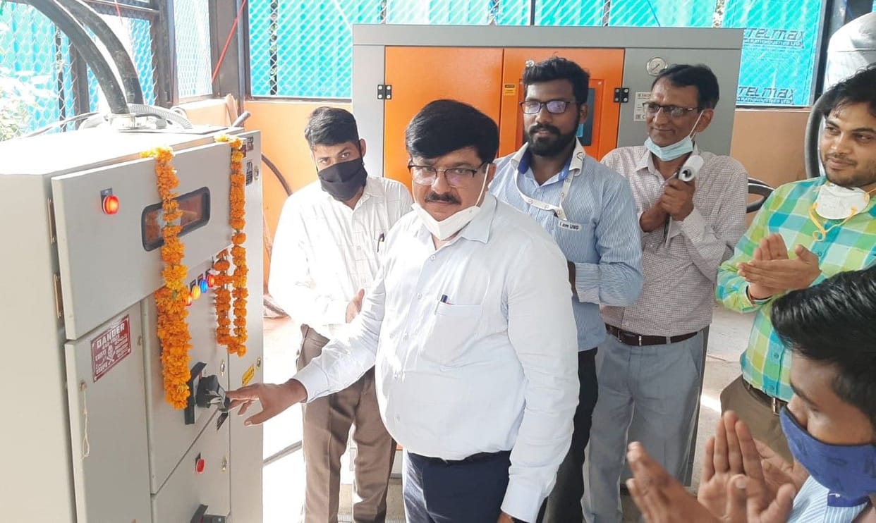 oxygen plant dry run successful in Bhiwani civil hospital