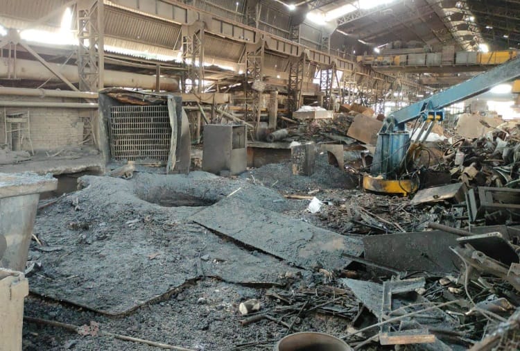 Explosion in iron melting furnace in Mandi Gobindgarh of Punjab