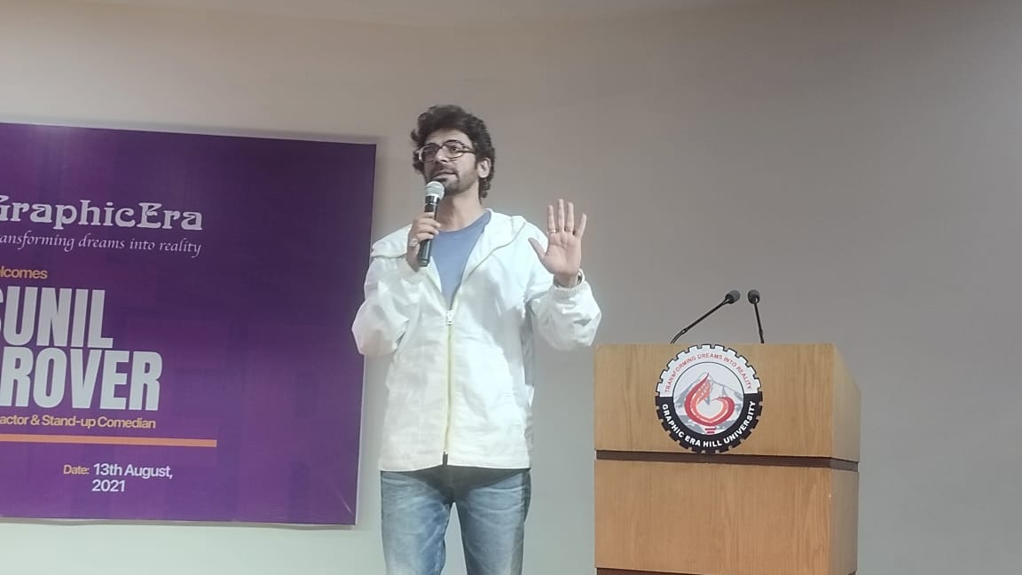 uttarakhand news : Famous comedian and actor Sunil Grover reached Graphic Era university made students laugh a lot