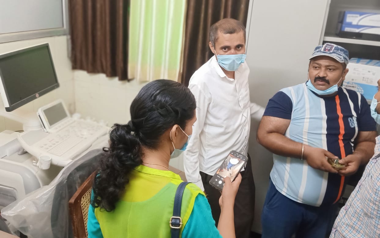 Ultrasound machine could not be started in the hospital