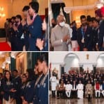 टोक्यो जाने वाले खिलाड़ियों से राष्ट्रपति ने की चाय पर मुलाकात