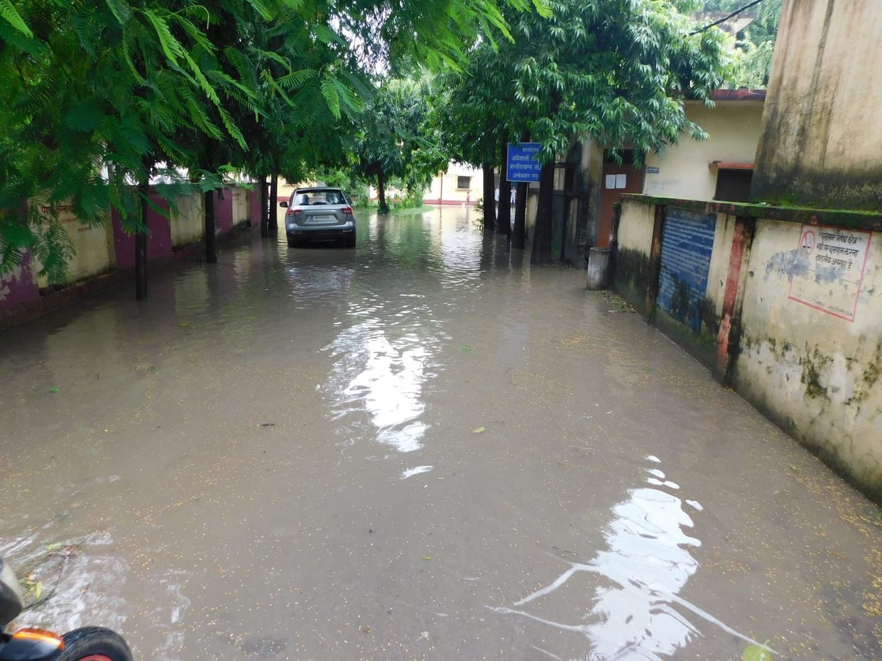 Heavy rain disrupted life
