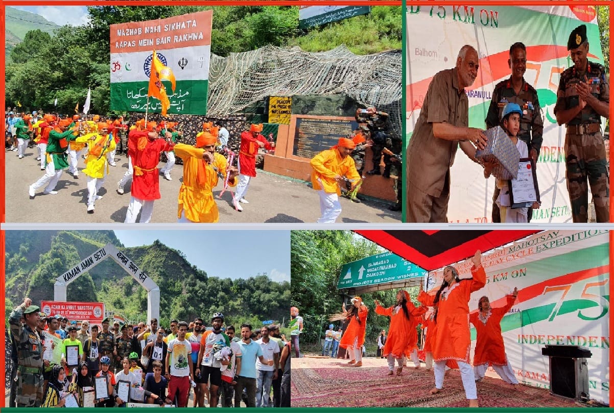 CYCLING EXPEDITION ON 75TH ANNIVERSARY OF INDEPENDENCE DAY from BARAMULLA TO URI