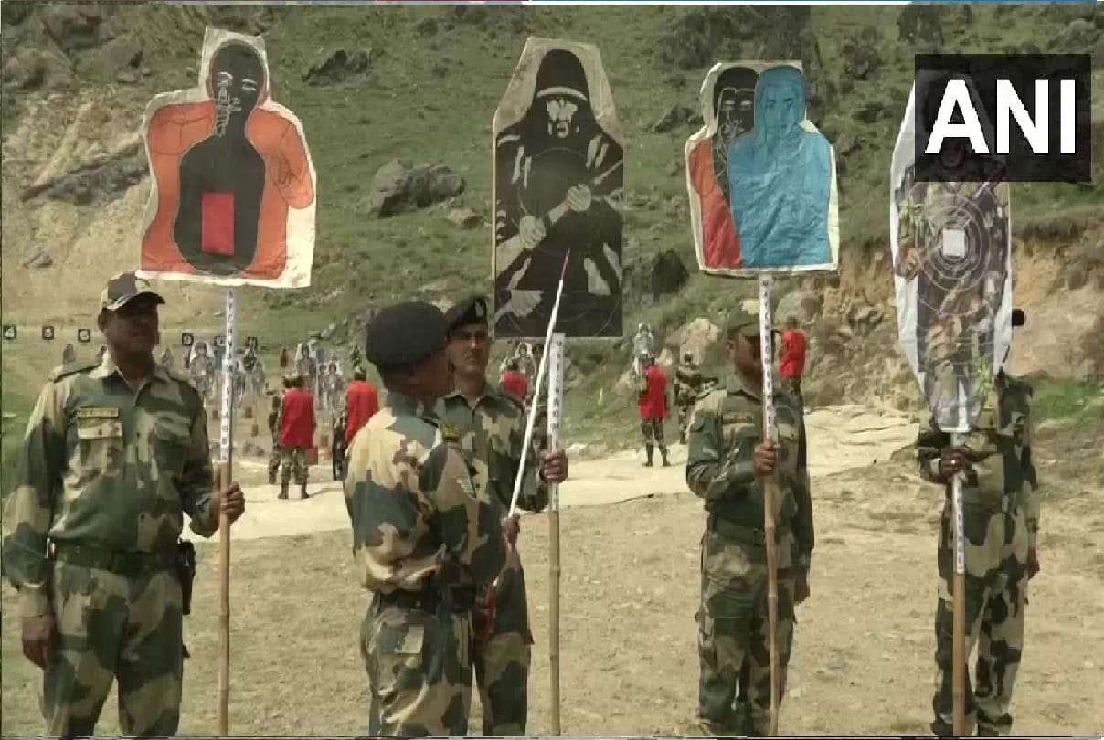 inter sector platoon weapon shooting competition concluded today in Srinagar
