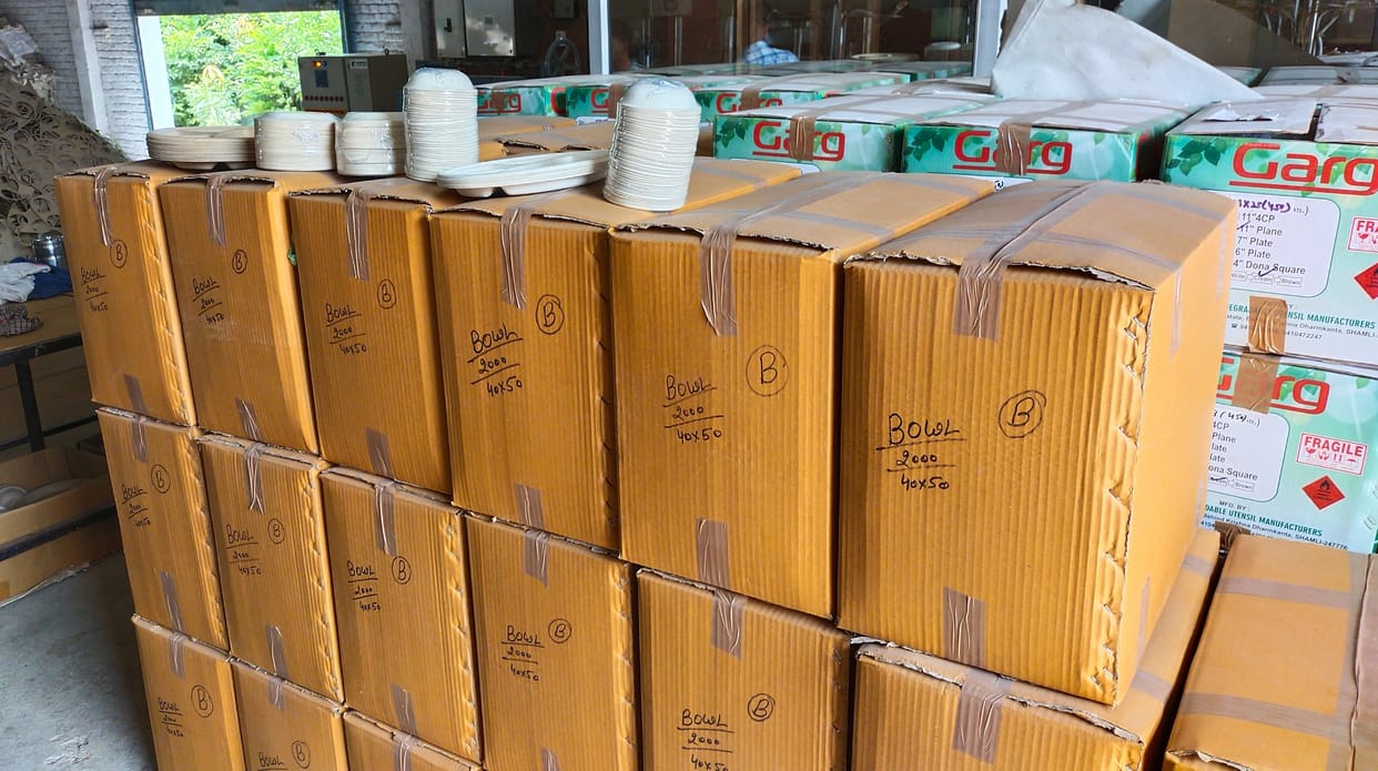 Now the option of single use plastic is biodegradable