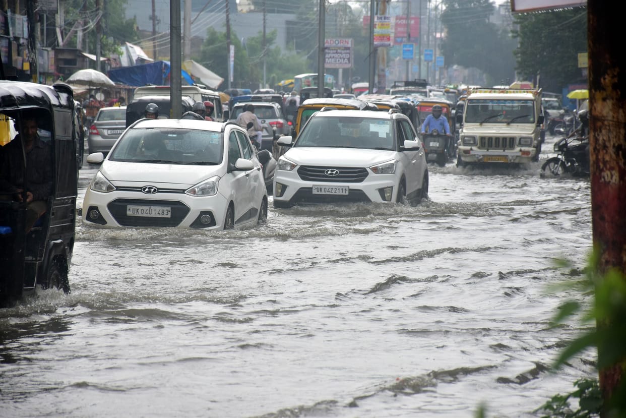 Heavy rain, public faced trouble