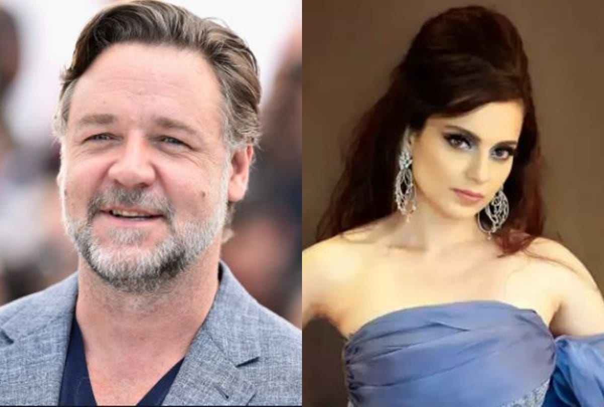 Russell crowe retweet fans wish to see him in a movie with kangana ranaut fans gave reaction
