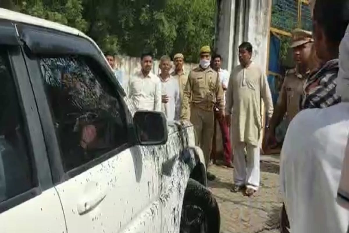 UP Hindi News: Attacked on BJP MLA Umesh Malik in Sisauli village of Muzaffarnagar