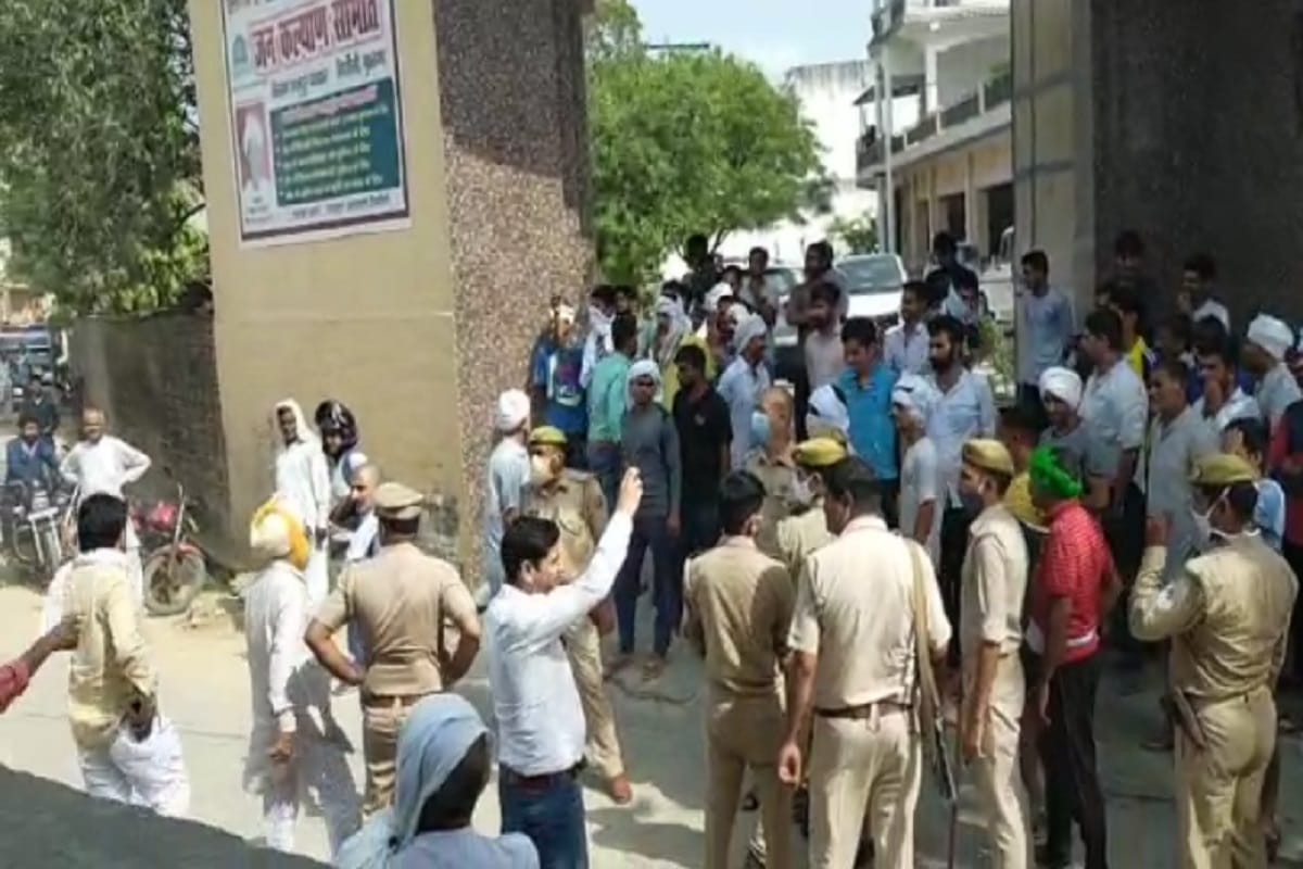 There is situation of tension between BJP and BKU in the district after the attack on the MLA in Sisauli village of Muzaffarnagar