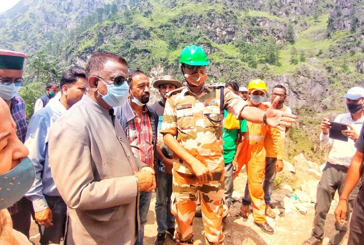 Himachal pradesh congress adhyaksh Kuldeep rathore Visit Nigulsari Kinnaur Himachal Prdaesh