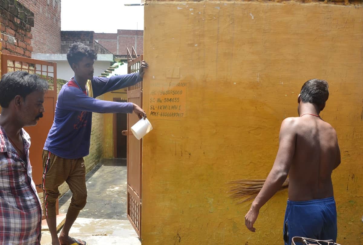 Flood water started coming out of settlements, camps also started getting empty