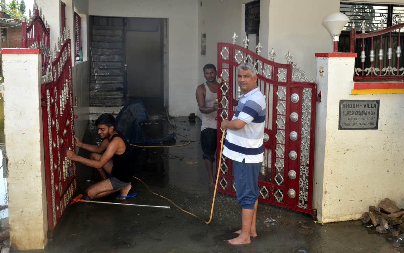 Life started returning to alluvium amidst dirt and mud, increased risk of infection