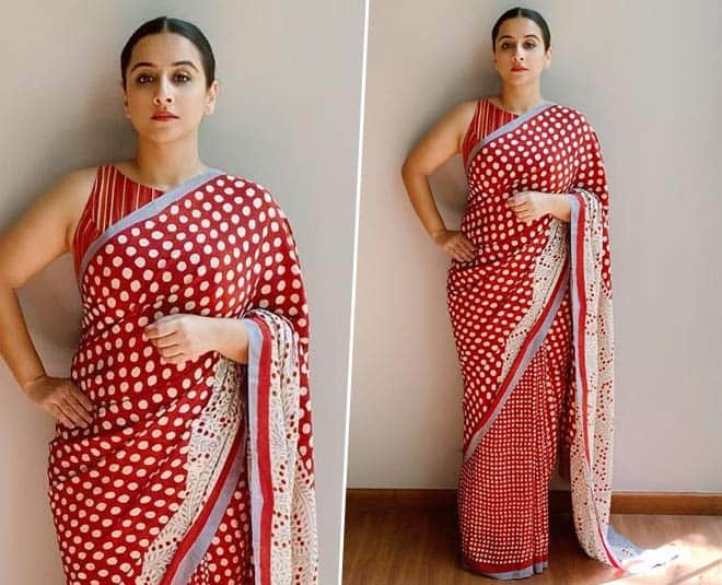 fashion tips have a glimpse at these five saree looks of vidya balan