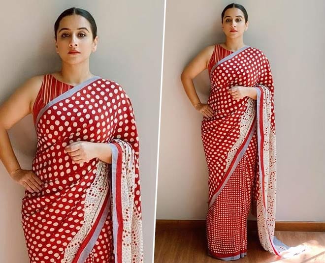 fashion tips have a glimpse at these five saree looks of vidya balan