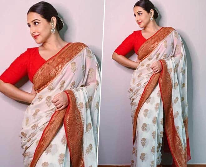 fashion tips have a glimpse at these five saree looks of vidya balan