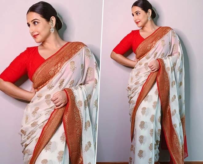 fashion tips have a glimpse at these five saree looks of vidya balan