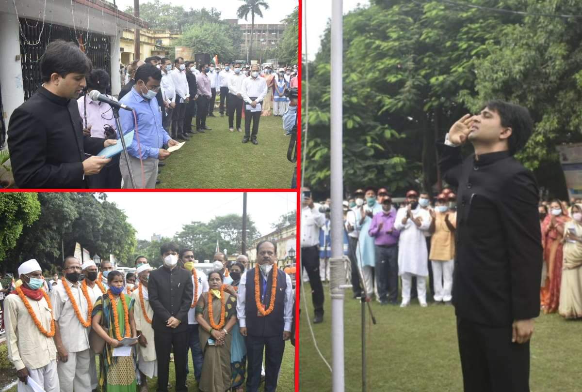 Independence Day 2021 celebration today in Gorakhpur latest photos of 75th Independence Day