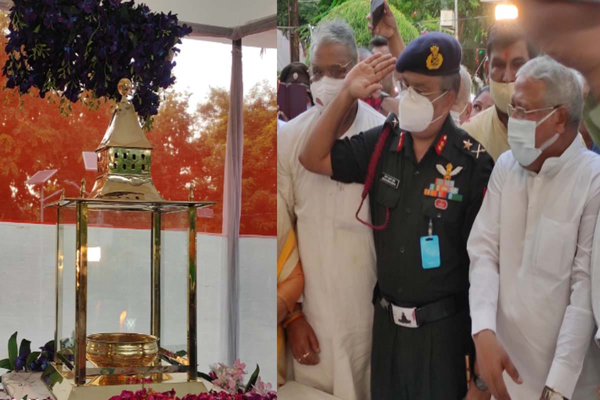 Meerut gets a  gift of Amar Jawan Jyoti On  75th year of independence day , will be lit for 24 hours