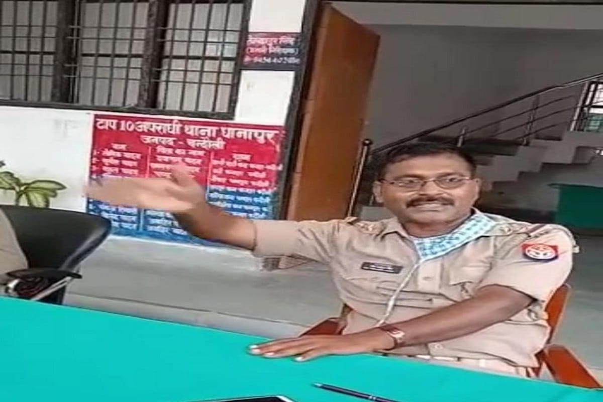 UP Police Video Viral inspector of Chandauli Dhanapur say If crooks on the way, then change way and save your life