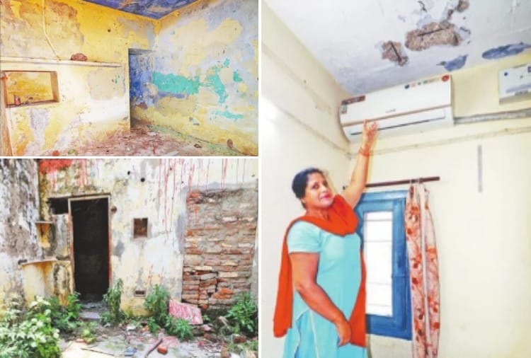 Poor condition of government houses in Chandigarh