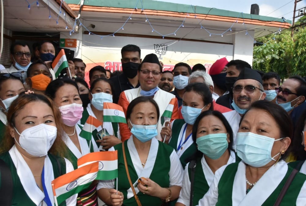Independence Day 2021: Uttarakhand Chief Minister Pushkar Singh Dhami Many Announcement with Flag Hosting