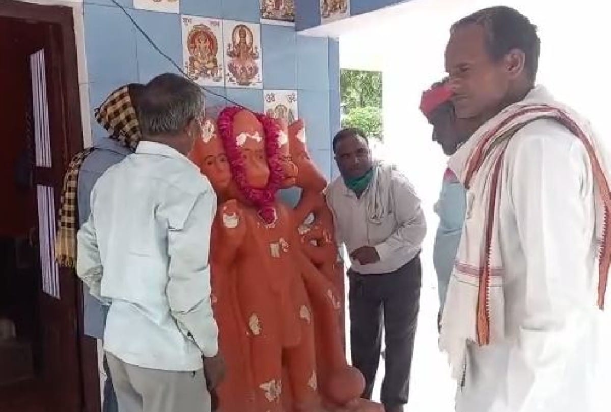 hanuman ji statue released from police station after fourteen years in agra