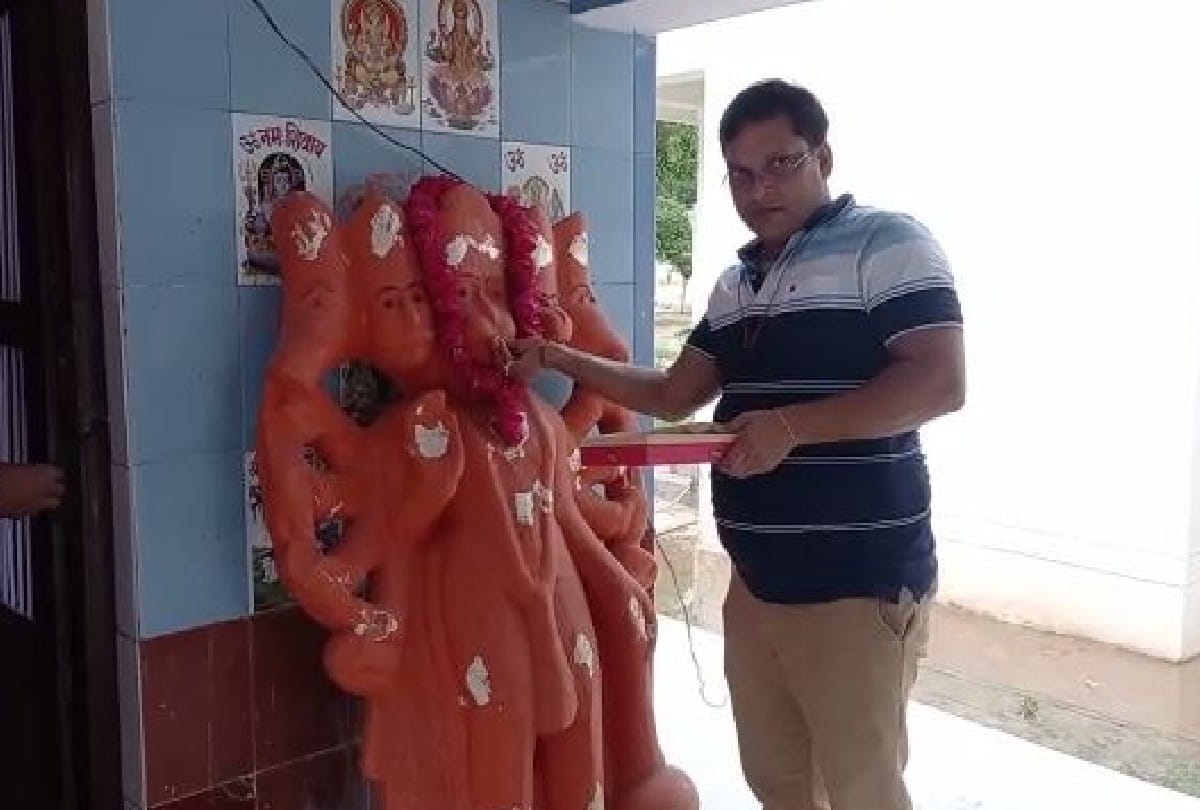 hanuman ji statue released from police station after fourteen years in agra