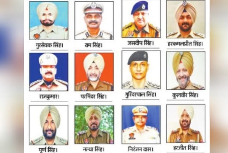 16 officers and employees of Punjab Police will be honored for bravery