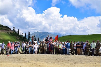 jammu and kashmir Kashmir Of Road Club Kabal becomes the first civilian club to cross the street