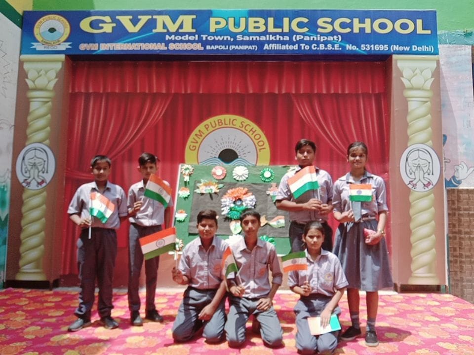 GVM children fascinated by patriotic programs