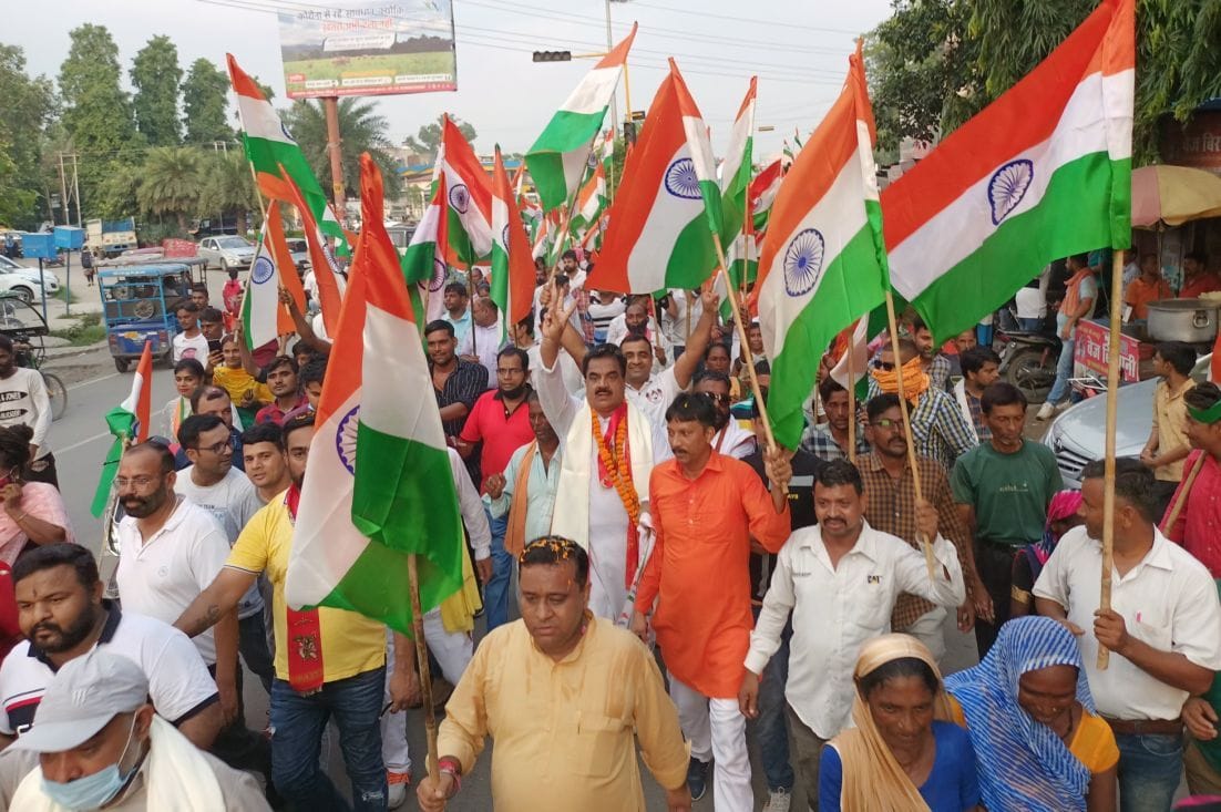 Independence celebration in rudrapur.