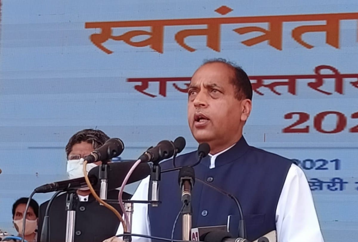 Independence Day 2021: himachal Pradesh cm jairam thakur announce six percent dearness allowance to govt employees, hoist national flag in Mandi