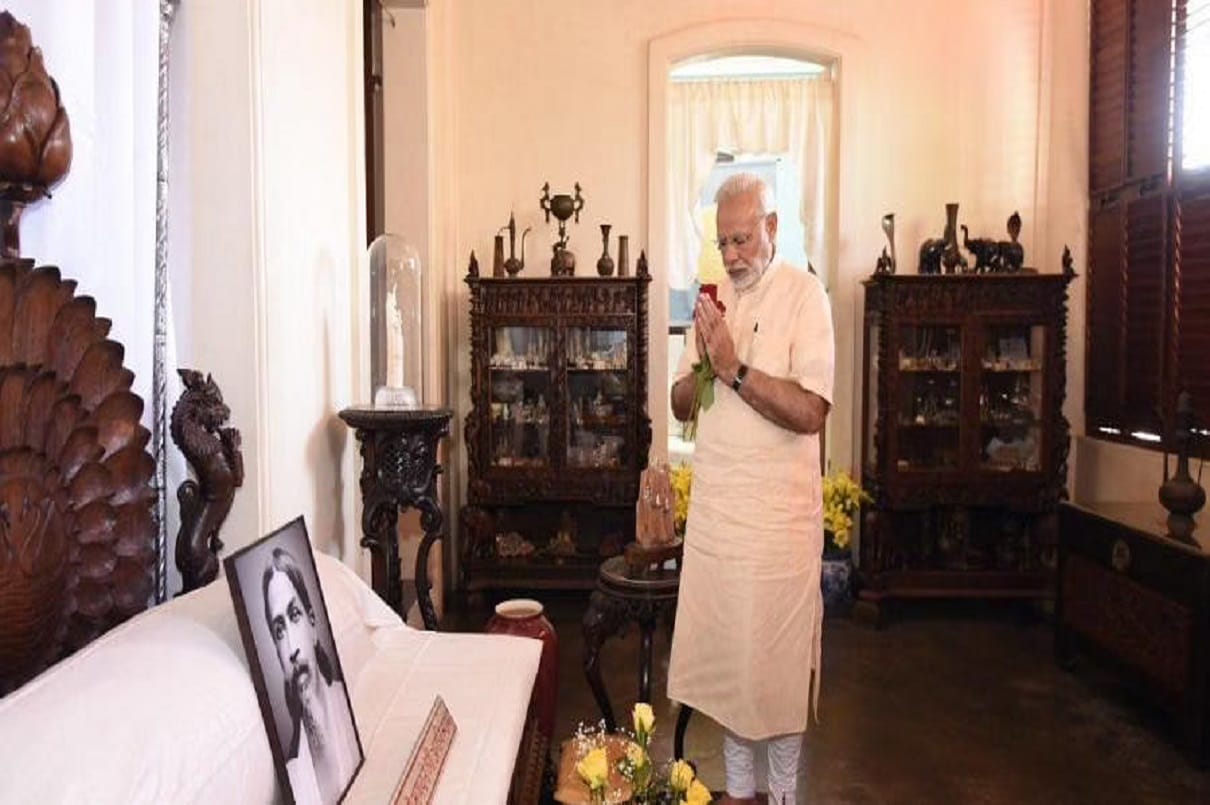 PM Narendra Modi tribute tomaharshi aurobindo on 75th Independence Day