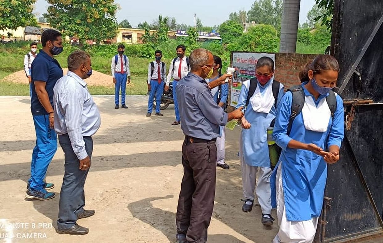 school opened with half capacity