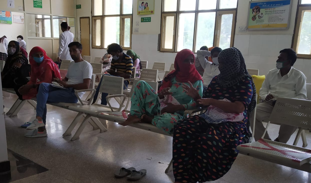 After geting dengue case in the district, the OPD of viral fever also increased