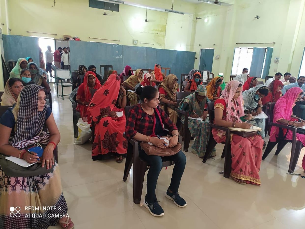 35 female mates received training on the first day