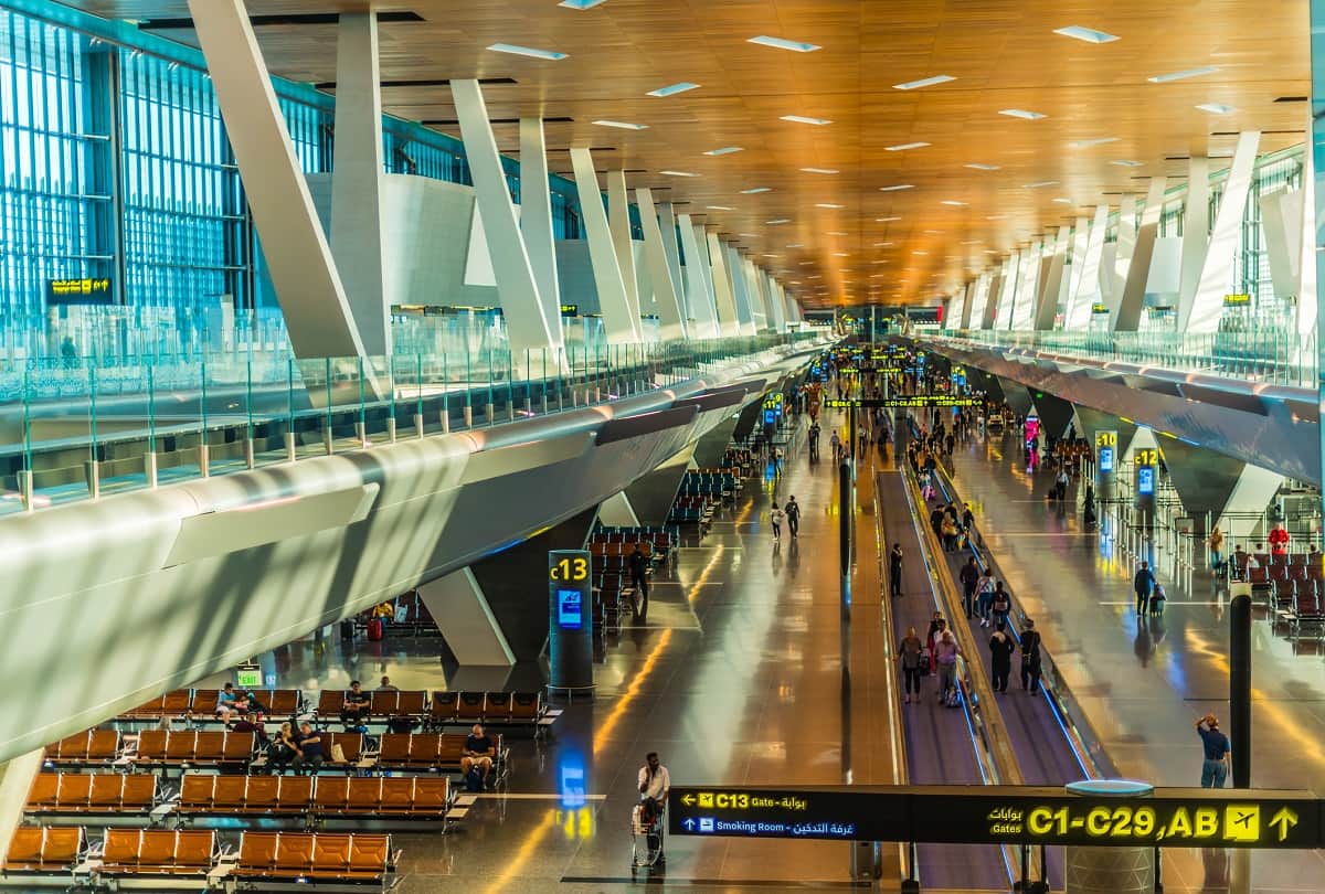 hamad international airport so beautiful and luxurious