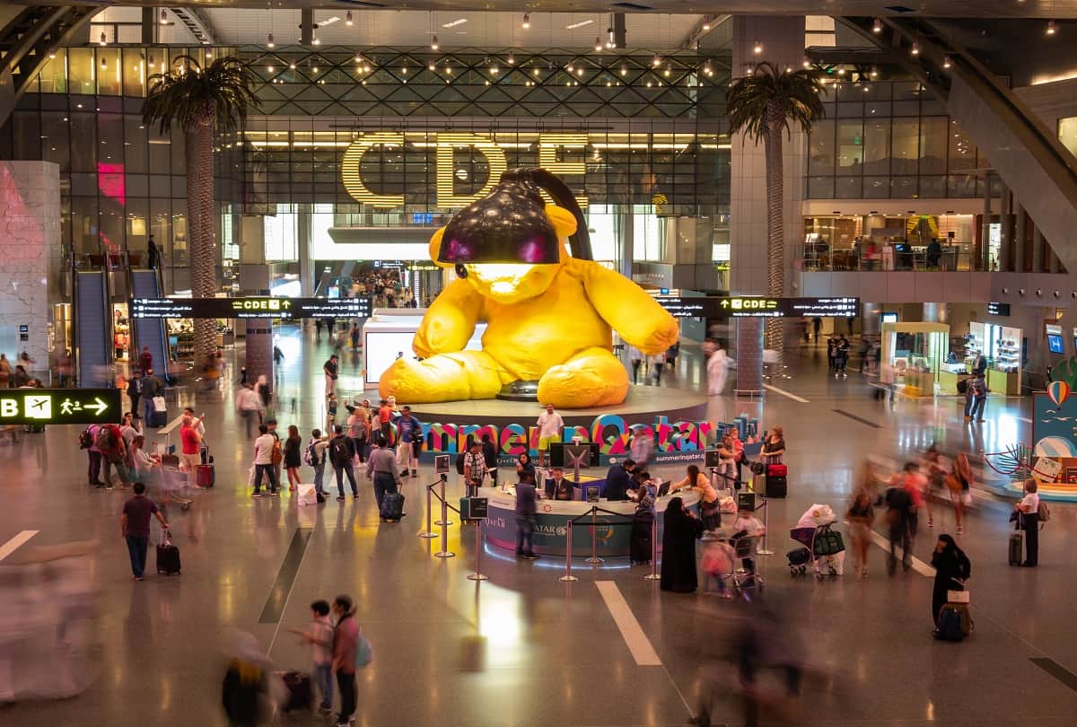 hamad international airport so beautiful and luxurious