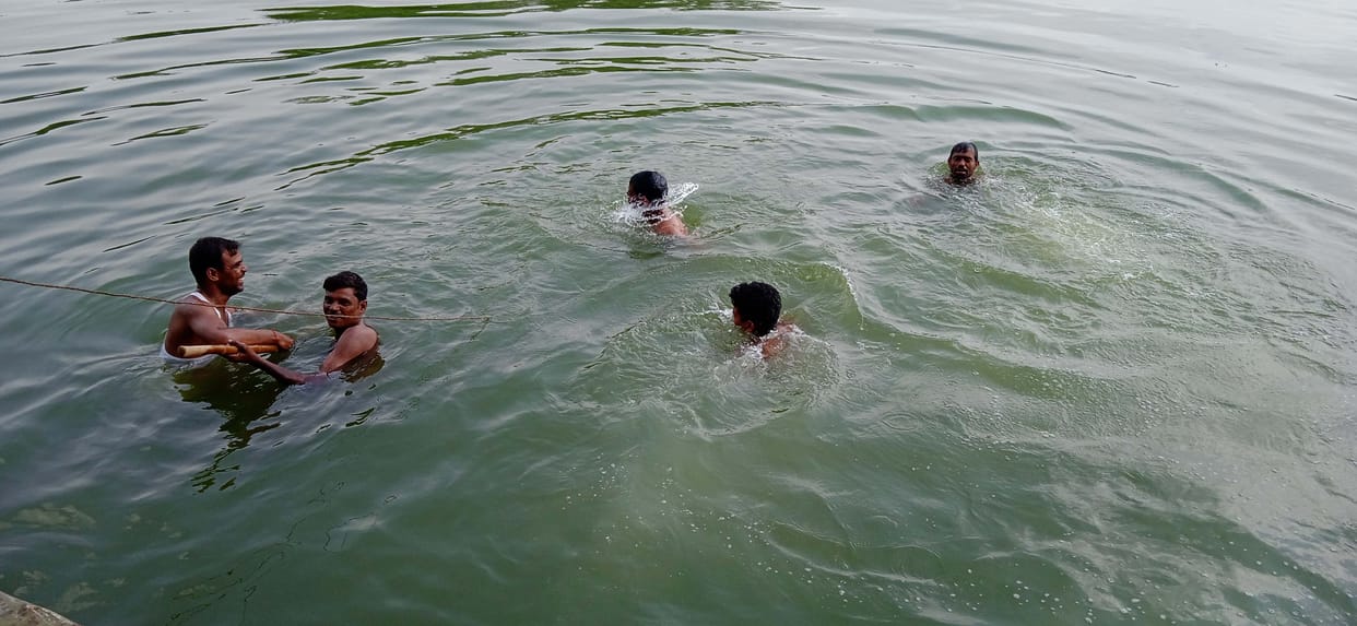 young man fell in pond and died
