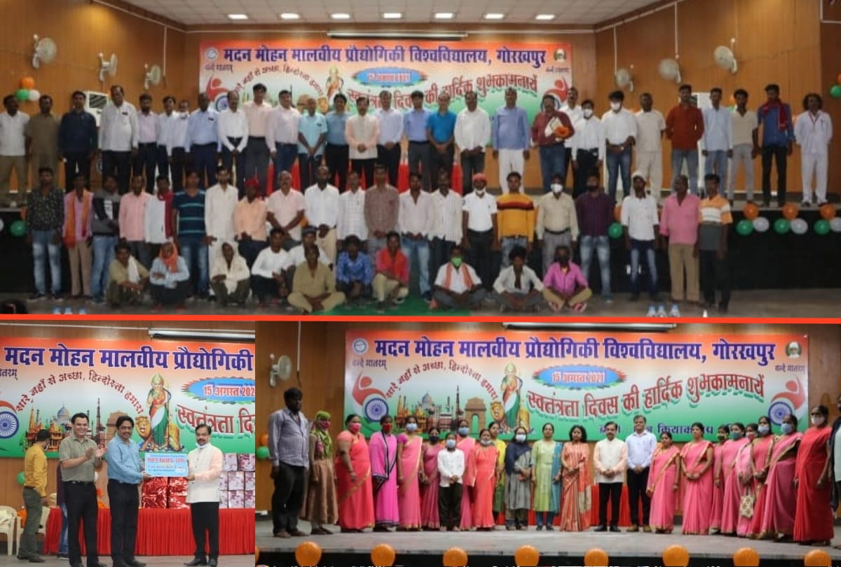 Professor AN Tiwari received Malaviya Outstanding Teachers Award for year 2020 at MMMUT