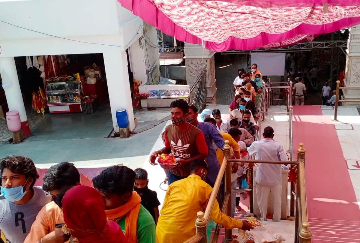 shravan ashtami 2021: 25 thousand Devotees queued up to pay obeisance in shakti peeth jwalamukhi temple