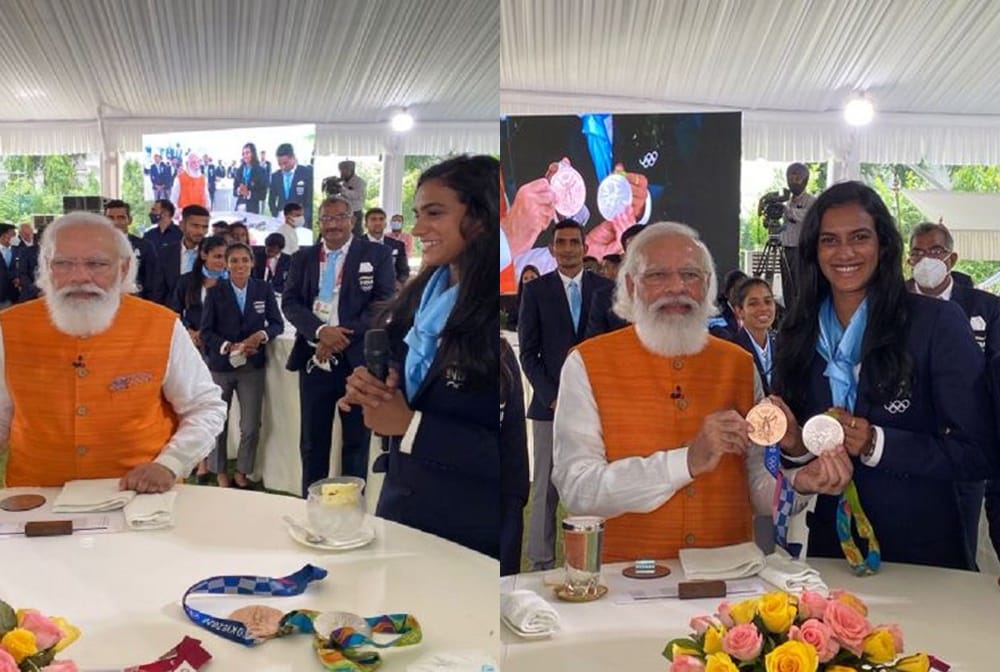 Tokyo Olympics 2020 Prime Minister Narendra Modi meets Tokyo Olympics contingent in Delhi