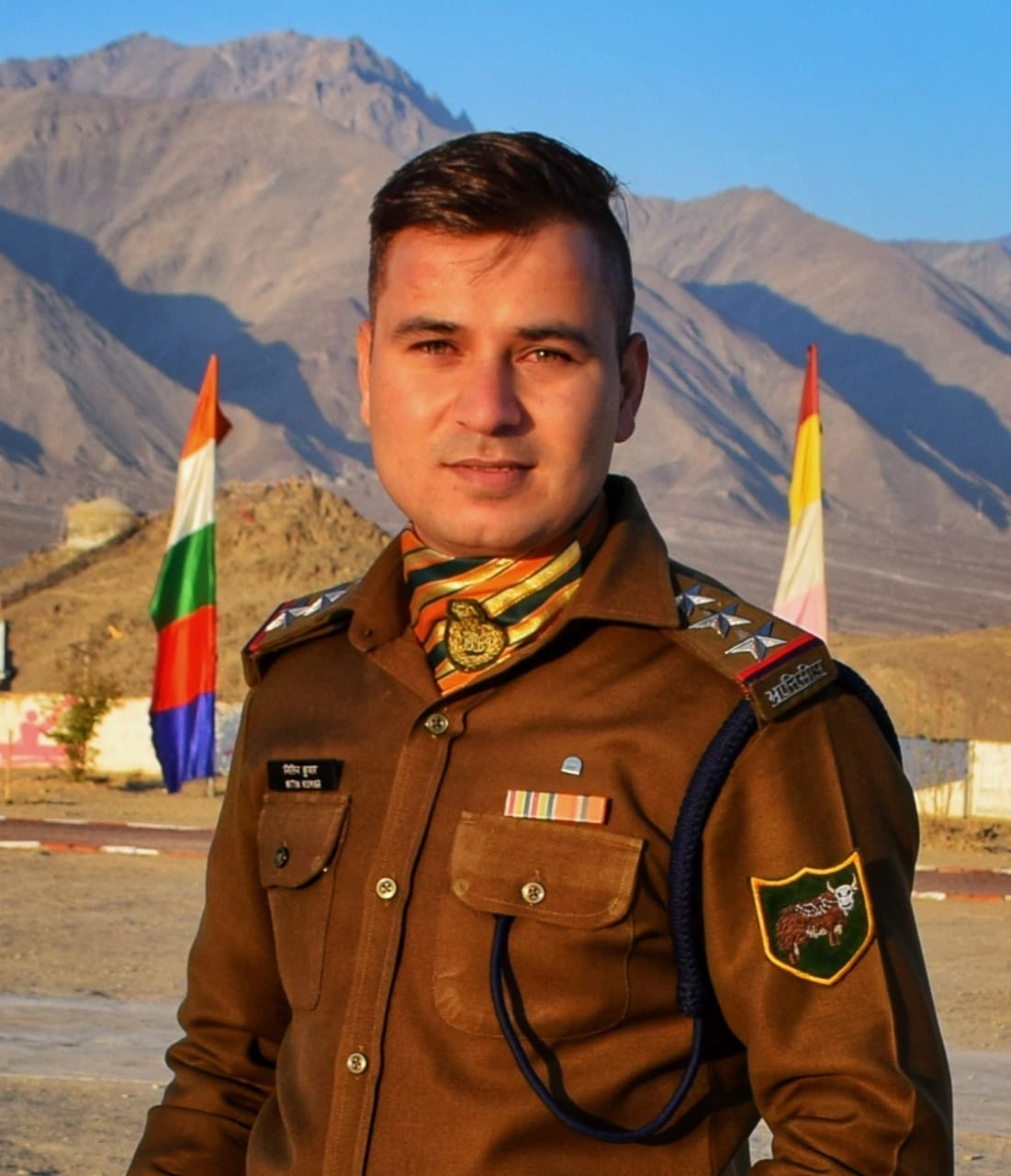 Inspector Nitin honored with Gallantry Medal