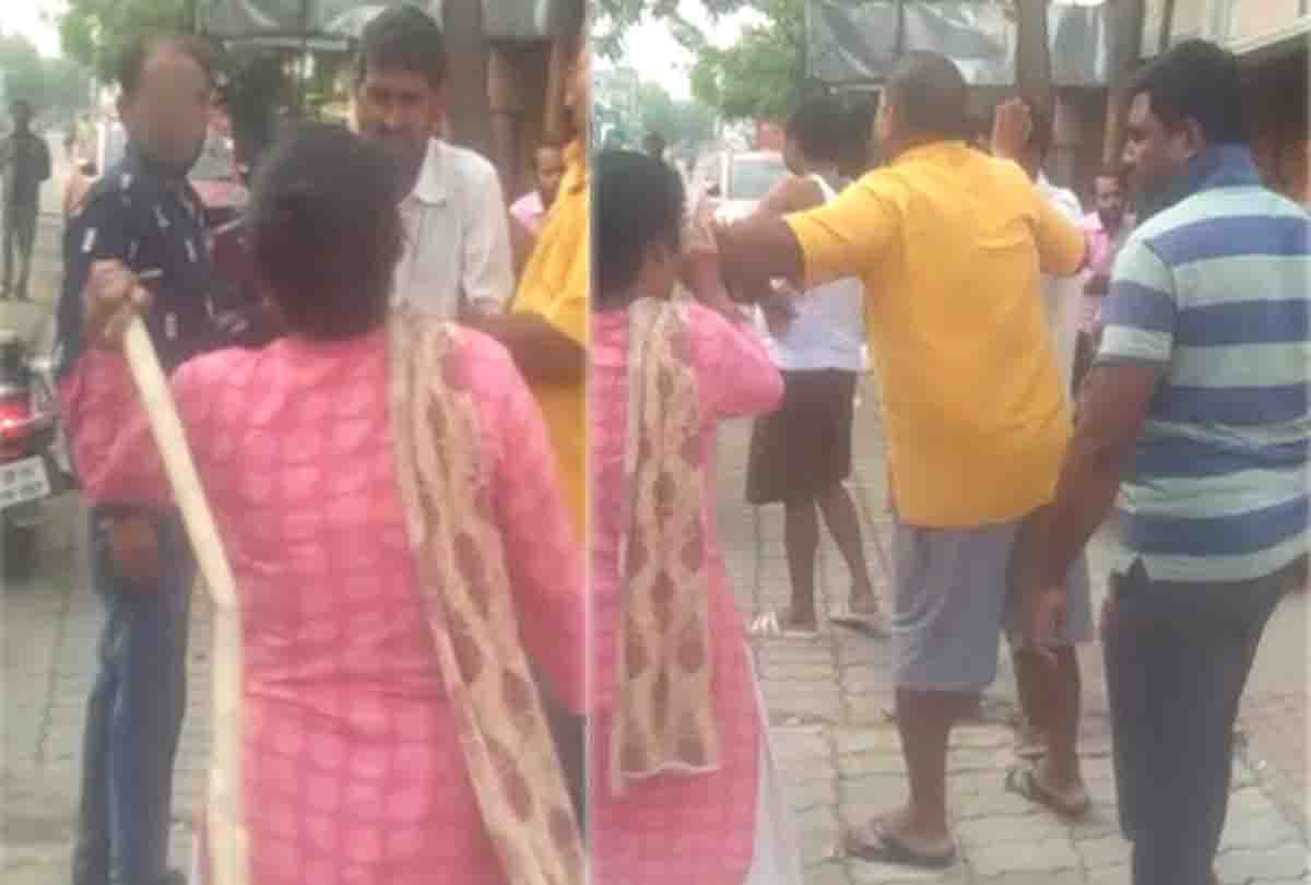 Kanpur: Woman beat up man who molested