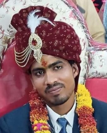 Kanwadia died after falling from a tractor, married two months ago
