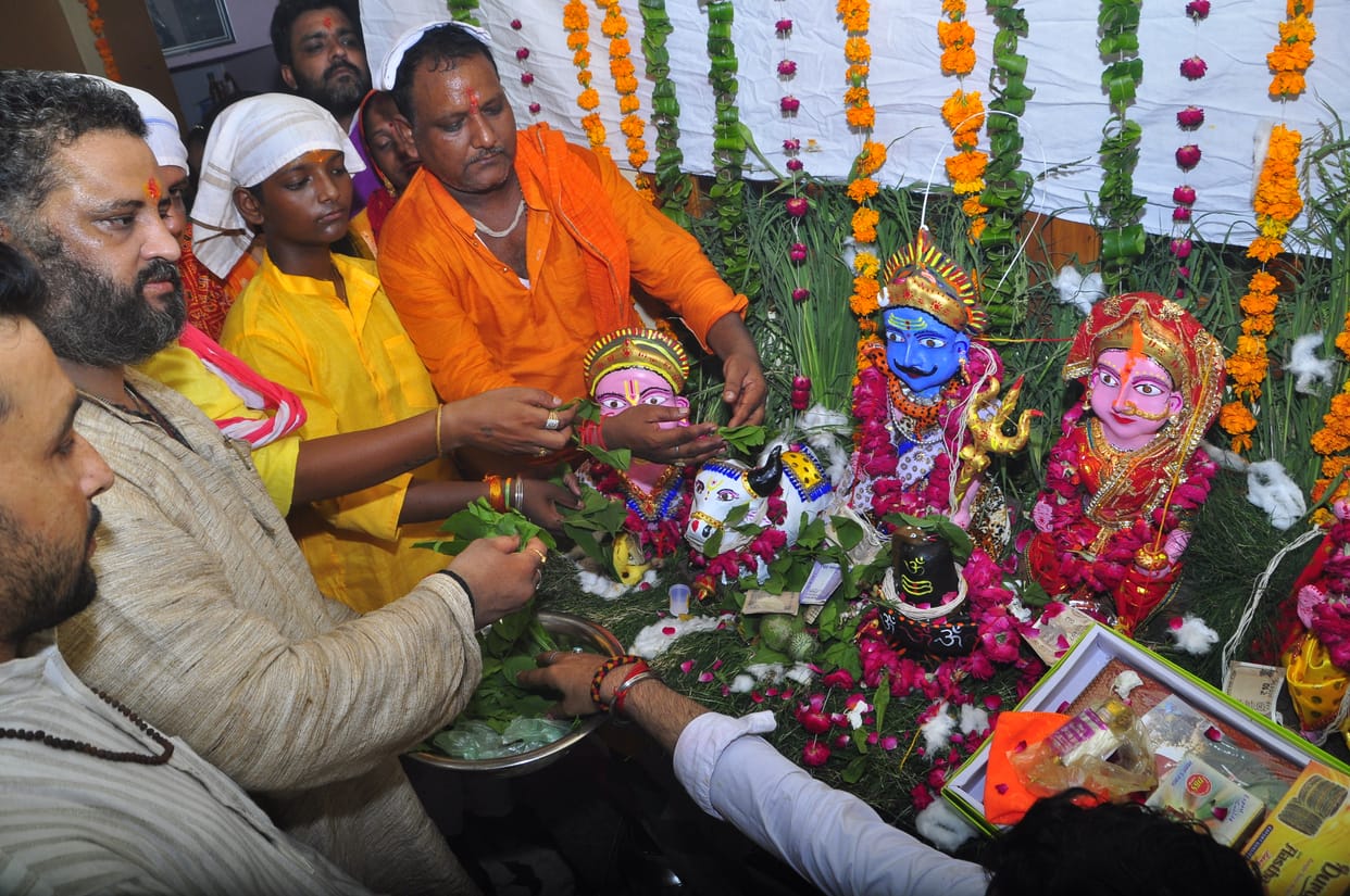 The city resonated in the name of Har-Har Mahadev on the last Monday